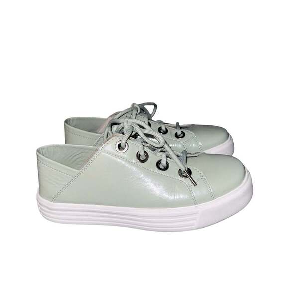 Earth Shoes - Earth Rosewood Cedarwood Seafoam Leather Sneakers Size 7.5M